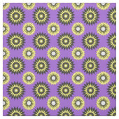 Non-Binary Pride seamless purple floral pattern Stoff (Muster)
