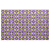 Non-Binary Pride seamless purple floral pattern Stoff (Fat Quarter (45,7 x 55,9 cm))