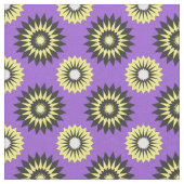 Non-Binary Pride seamless purple floral pattern Stoff (Nahaufnahme)