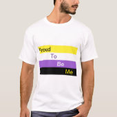 Non-Binary-Pride-Shirt T-Shirt (Vorderseite)