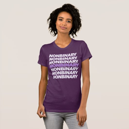 Non-Binary-Pride-T - Shirt (Vorne ganz)