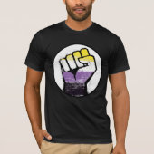 Non-Binary-Pride-T - Shirt (Vorderseite)