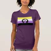 Non-Binary-Pride-T - Shirt (Vorderseite)