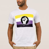 Non-Binary-Pride-T - Shirt (Vorderseite)