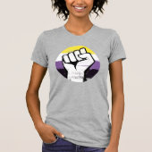 Non-Binary-Pride-T - Shirt (Vorderseite)