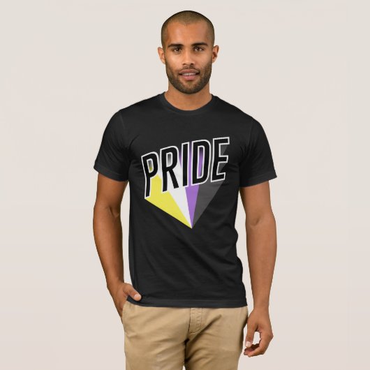 Non-Binary-Pride-T - Shirt (Vorne ganz)