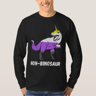 Non-Binary Rex Unicorn Lgbtq Nichtbinäre Flag Gesc T-Shirt