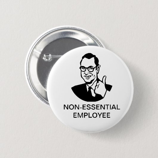 Non-Cheal Employee Button (Vorne & Hinten)