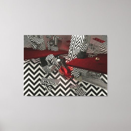 Non-Euclidean Shift №1 Leinwanddruck (Vorderseite)