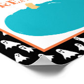 Non-Food-Leckereien Aquamarine KürbisHalloween-All Poster (Ecke)