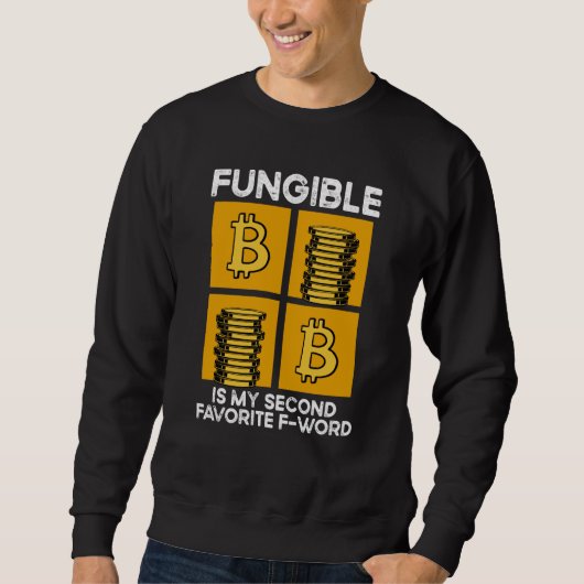 Non Fungible Token Cryptocurrency Blockchain Trade Sweatshirt (Vorderseite)