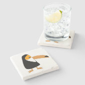 Non-Fungible Toucan Untersetzer (Seitenansicht)