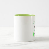 Non-hodgkin-Lymphom-Bewusstsein Zweifarbige Tasse (Mittel)