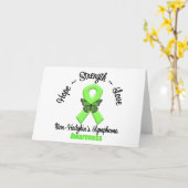 Non-Hodgkin-Lymphom-Hoffnung Karte (Gelbe Blume)