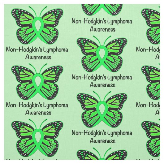 Non-Hodgkin-Lymphom-Schmetterling der Hoffnung Stoff (Muster)
