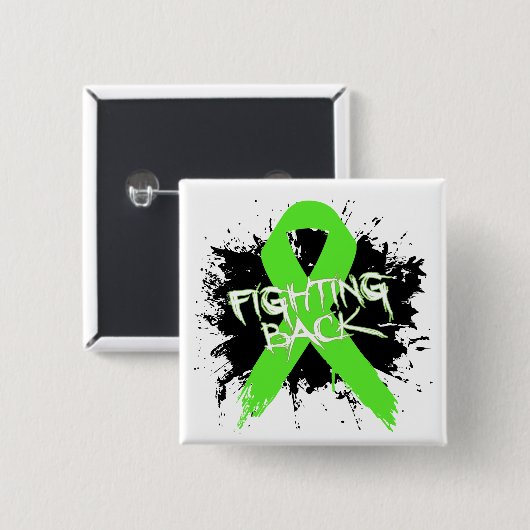 Non-Hodgkins Lymphom - bekämpfend Button (Vorne & Hinten)