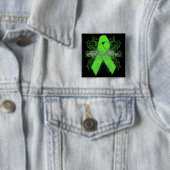 Non-Hodgkins Lymphom Blüh Hope Faith Cure Button (Beispiel)