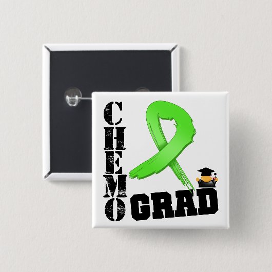 Non-Hodgkins Lymphom Chemo Grad Button (Vorne & Hinten)
