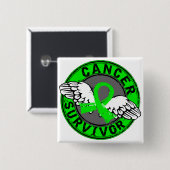 Non-Hodgkins Lymphom des Überlebend-14 Button (Vorne & Hinten)