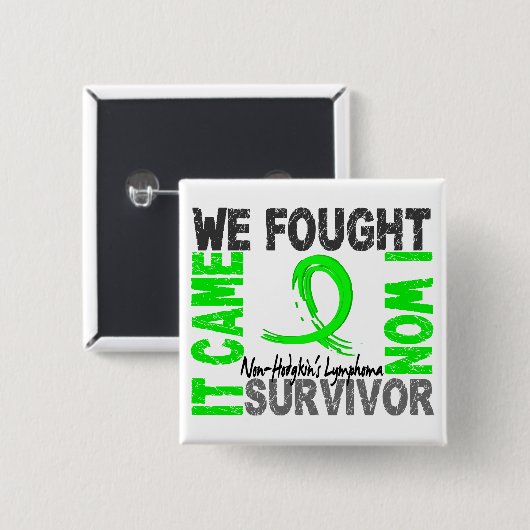 Non-Hodgkins Lymphom des Überlebend-5 Button (Vorne & Hinten)