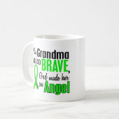 Non-Hodgkins Lymphom-Großmutter des Engels-1 Kaffeetasse (Vorderseite Links)
