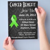 Non-Hodgkins Lymphom Personalisiert Benefit Flyer (Hand)