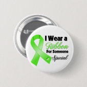 Non-Hodgkins Lymphom Ribbon Jemand Besonderes Button (Vorne & Hinten)