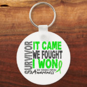 Non-Hodgkins Lymphom Survivor Es kam, dass wir käm Schlüsselanhänger (Vorderseite)