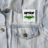 Non-Hodgkins Lymphom Survivor Wing Emblem Button (Beispiel)