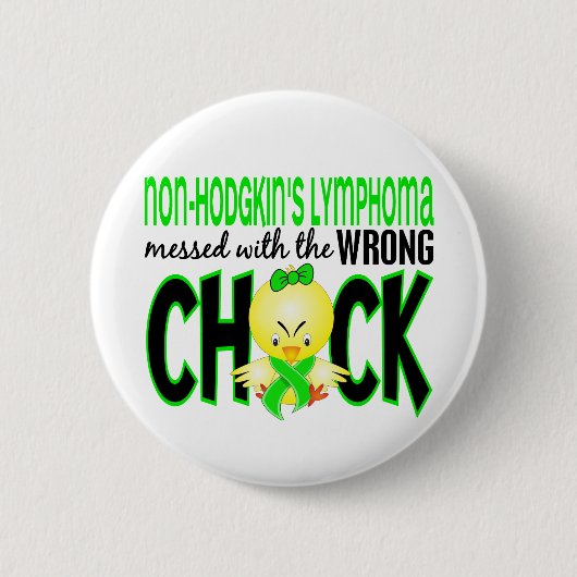 Non-Hodgkins Lymphom verwirrt mit dem falschen Button (Vorderseite)