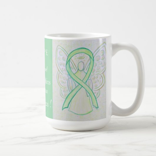 Non-Hodgkins Lymphoma Awareness Ribbon Angel Tasse (Rechts)