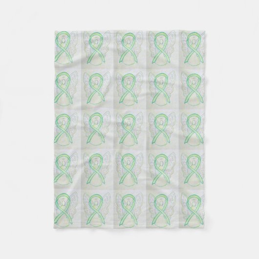 Non-Hodgkin's Lymphoma Awareness Ribbon Blankets Fleecedecke (Vorderseite)