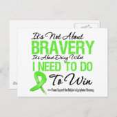 Non Hodgkins Lymphoma Battle Postkarte (Vorne/Hinten)