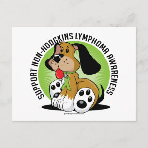 Non-Hodgkins Lymphoma Dog Postkarte