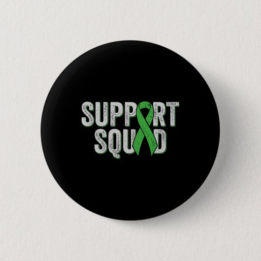 Non-hodgkins Lymphoma Support Squad - Lime Green A Button (Vorderseite)