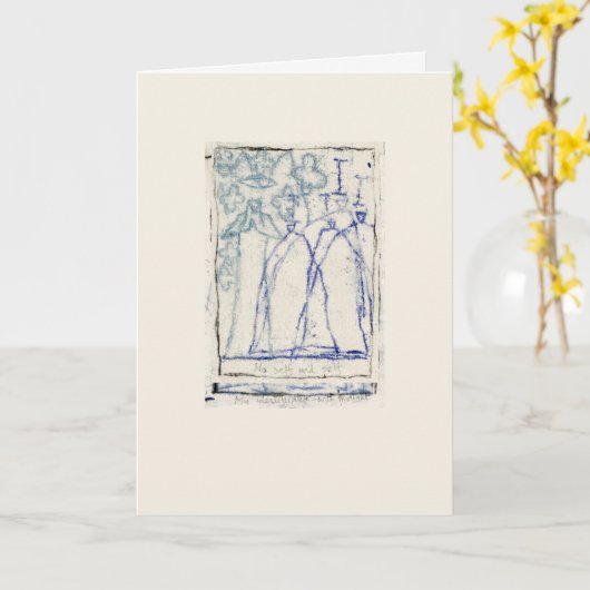 Non self and self karte (Gelbe Blume)