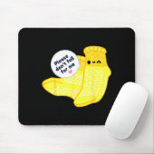 Non Slip Socks Please Don't Fall For Me Medical Nu Mousepad (Mit Mouse)
