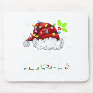 Nona Claus Weihnachtsmannmütze Weihnachts Weihnach Mousepad