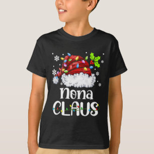 Nona Claus Weihnachtsmannmütze Weihnachts Weihnach T-Shirt