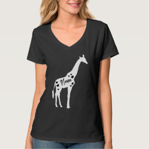 Nona Giraffe Grandeltern Tag Safari Zoo Grandmoth T-Shirt