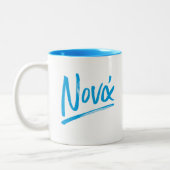 Nona griechisch-godmama zweifarbige tasse (Links)