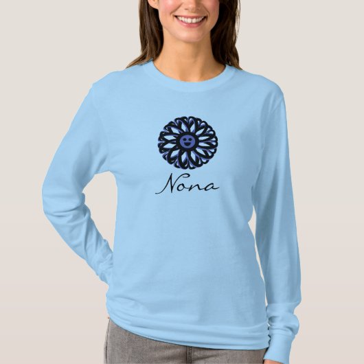 Nona Smiling Blume Shirt (Vorderseite)