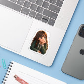 Nona Sticker Sammlung (Laptop mit iPhone)