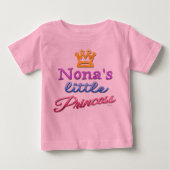 Nonas kleiner Prinzessin-Baby-Kleinkind-T - Shirt (Vorderseite)