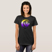 Nonbinär-spirituelle Enby-Pride Moon Boho T-Shirt (Vorne ganz)