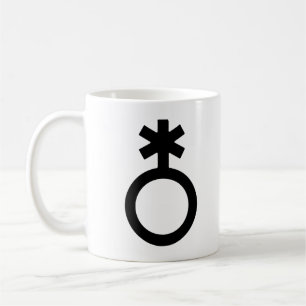 Nonbinäres Geschlechtssymbol Kaffeetasse