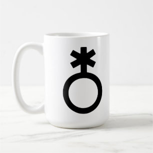 Nonbinäres Geschlechtssymbol Kaffeetasse