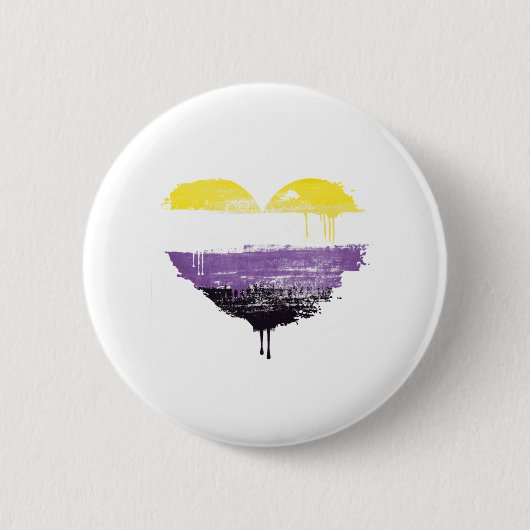 NONBINÄRHERZ BUTTON (Vorderseite)