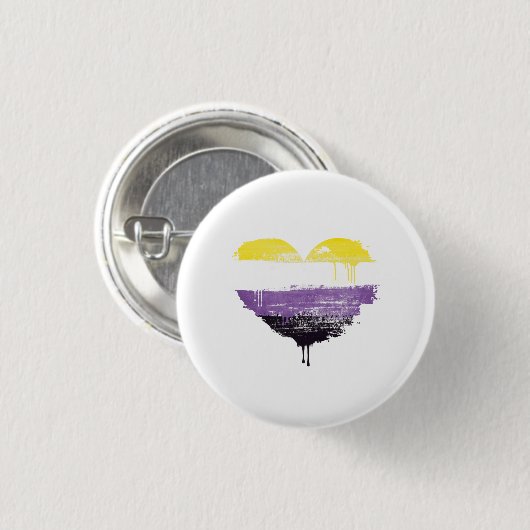 NONBINÄRHERZ BUTTON (Vorne & Hinten)