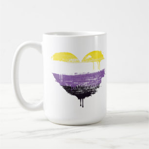 NONBINÄRHERZ KAFFEETASSE